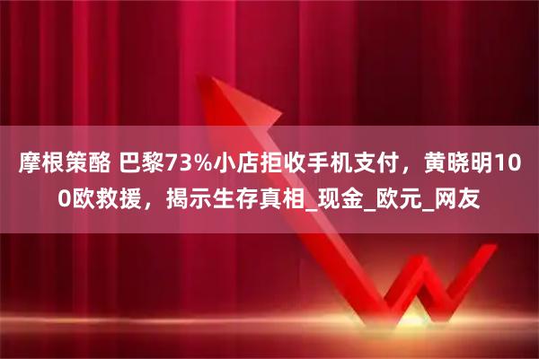 摩根策酪 巴黎73%小店拒收手机支付，黄晓明100欧救援，揭示生存真相_现金_欧元_网友